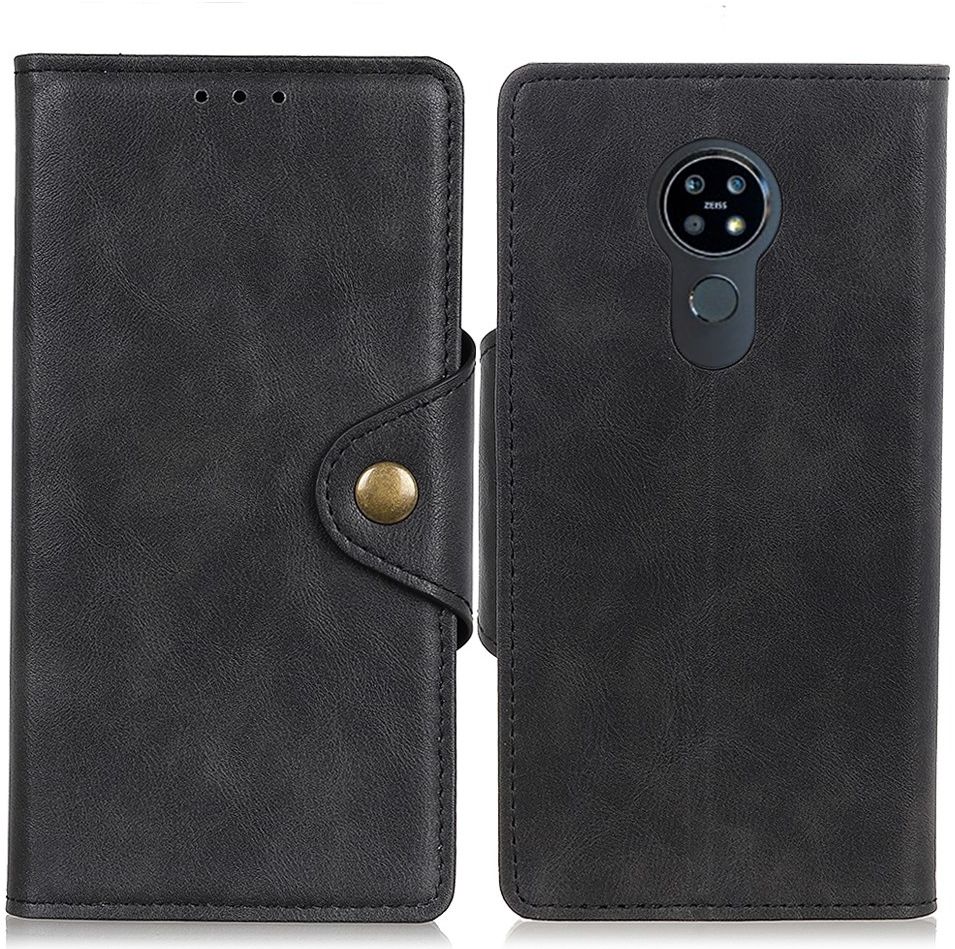 Nokia 6.3 / G10 / G20 Hoesje Portemonnee Kunstleer Book Case Zwart afbeelding 3