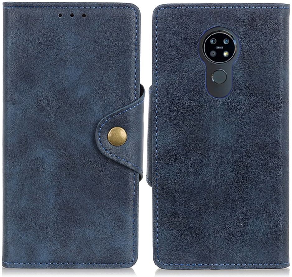 Nokia 6.3 / G10 / G20 Hoesje Portemonnee Kunstleer Book Case Blauw afbeelding 3