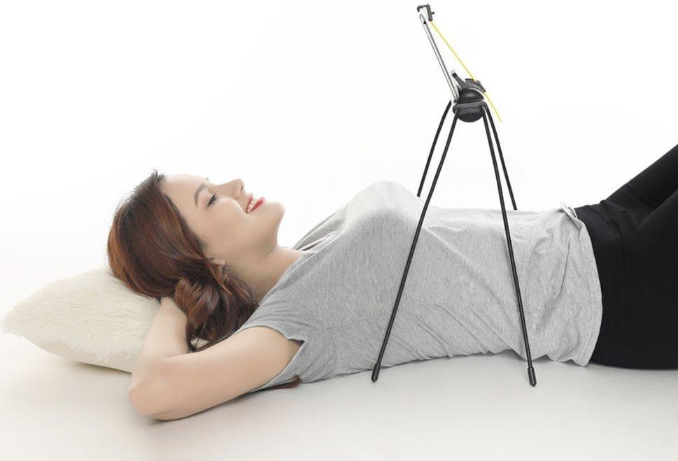 Telefoon en Tablet houder voor in bed afbeelding 2
