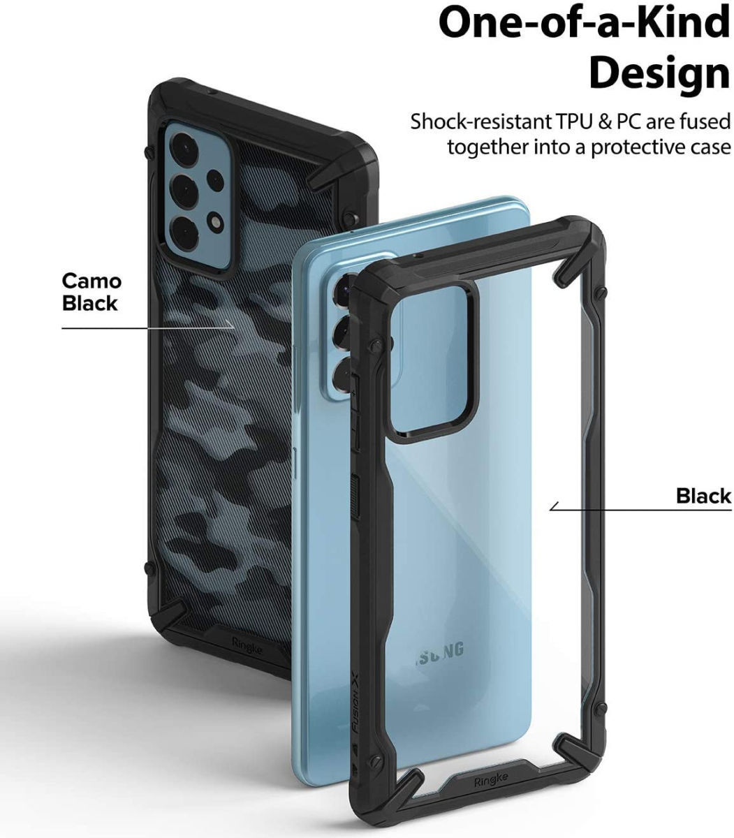 Ringke Fusion X OnePlus 9 Pro Hoesje Back Cover Transparant Zwart afbeelding 7