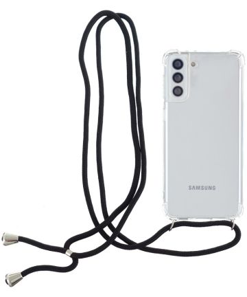 Samsung Galaxy S21 Plus Hoesje met Koord Shockproof TPU Transparant Hoesjes