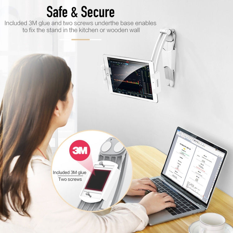 ROCK Universele Verstelbare Ophangbare Tablet of Telefoon Houder afbeelding 9