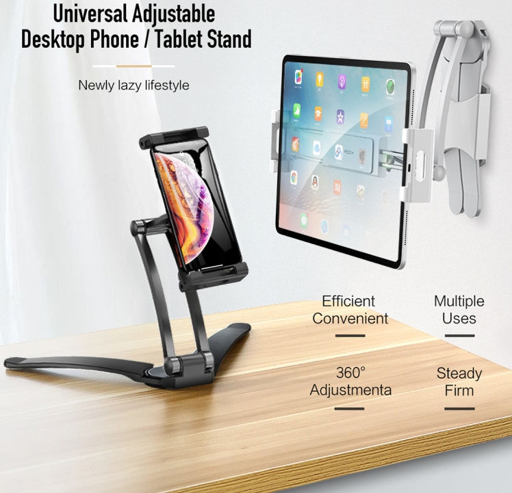 ROCK Universele Verstelbare Ophangbare Tablet of Telefoon Houder afbeelding 11