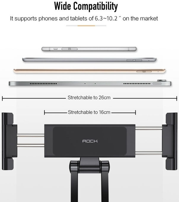 ROCK Universele Verstelbare Ophangbare Tablet of Telefoon Houder afbeelding 5