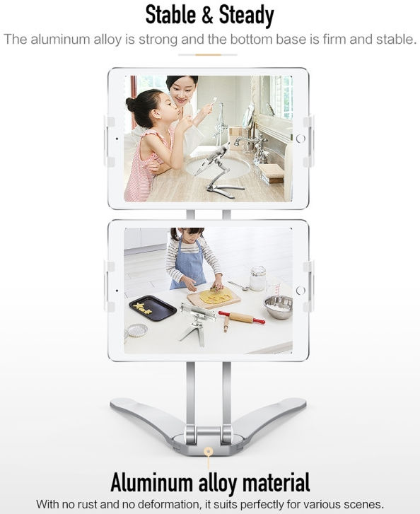 ROCK Universele Verstelbare Ophangbare Tablet of Telefoon Houder afbeelding 6