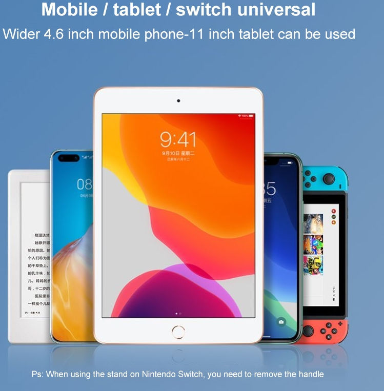 Bureauhouder voor 4.7 tot 12.9 inch Smartphone/iPad/Tablet Zwart afbeelding 11