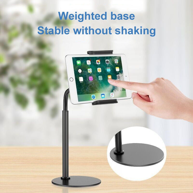 Bureauhouder voor 4.7 tot 12.9 inch Smartphone/iPad/Tablet Zwart afbeelding 5