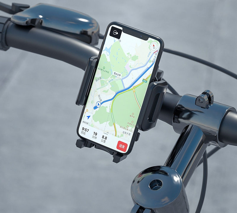 ROCK Universele Fiets/Motor Telefoonhouder voor Smartphones Zwart afbeelding 2