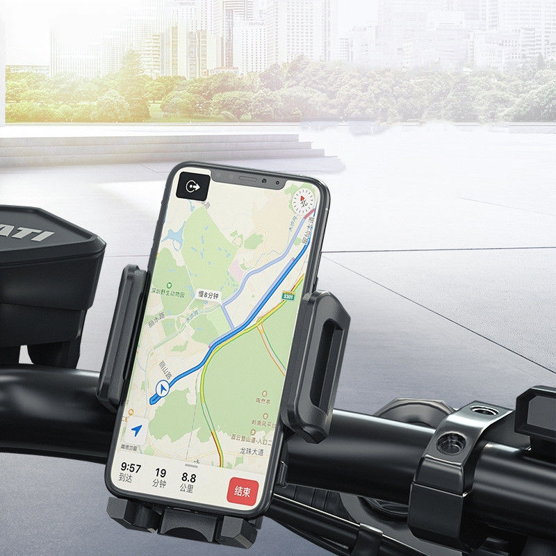 ROCK Universele Fiets/Motor Telefoonhouder voor Smartphones Zwart afbeelding 3