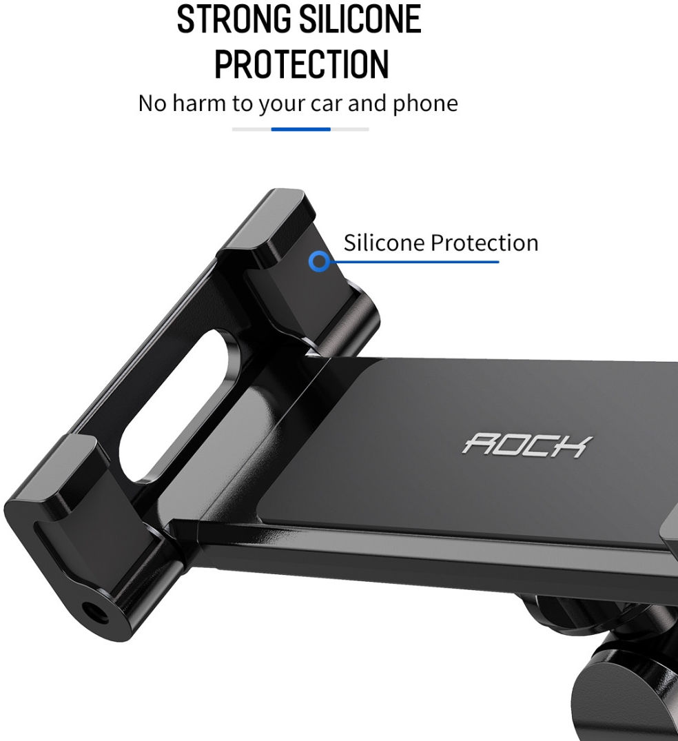 ROCK Verstelbare Hoofdsteun Tablet/Smartphone Houder voor in de Auto afbeelding 7