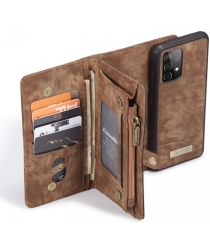 CaseMe 008 Samsung A52 / A52S Hoesje Book Case en Back Cover Bruin