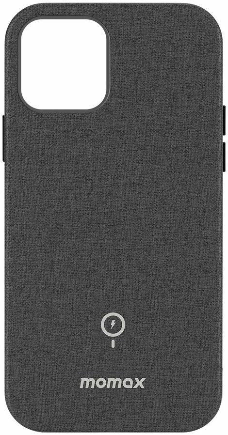 Momax Fusion Apple iPhone 12 / 12 Pro Hoesje voor Apple MagSafe Grijs afbeelding 1