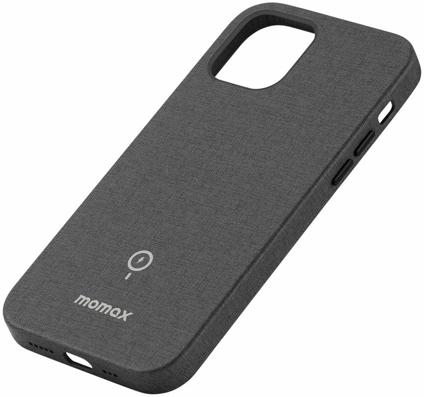 Momax Fusion Apple iPhone 12 / 12 Pro Hoesje voor Apple MagSafe Grijs afbeelding 2