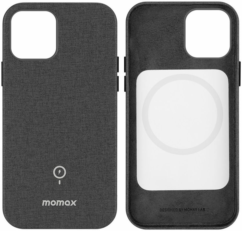 Momax Fusion Apple iPhone 12 Pro Max Hoesje voor Apple MagSafe Grijs afbeelding 11