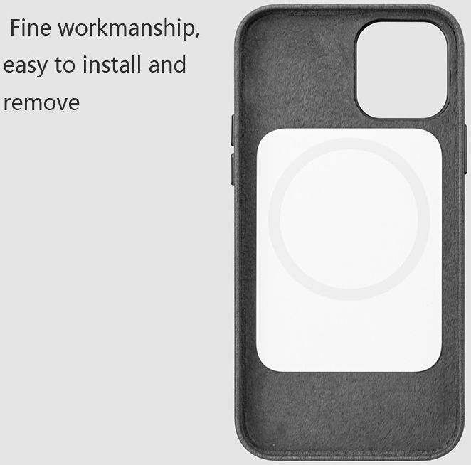 Momax Fusion Apple iPhone 12 Pro Max Hoesje voor Apple MagSafe Grijs afbeelding 6