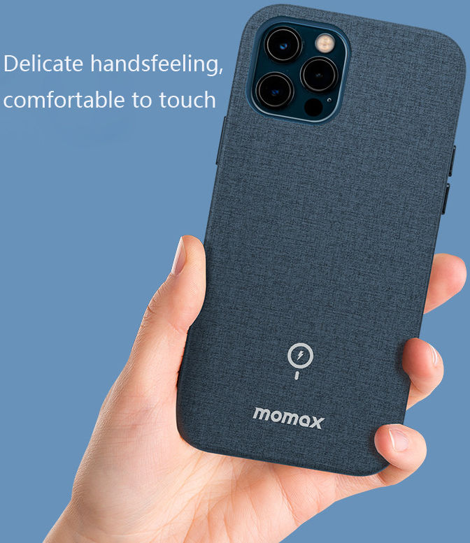 Momax Fusion Apple iPhone 12 Pro Max Hoesje voor Apple MagSafe Grijs afbeelding 8