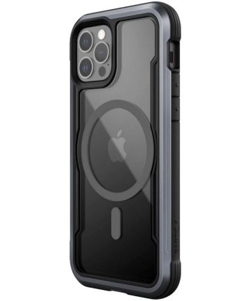 Raptic Shield Pro iPhone 12 / 12 Pro Hoesje voor MagSafe Zwart Hoesjes
