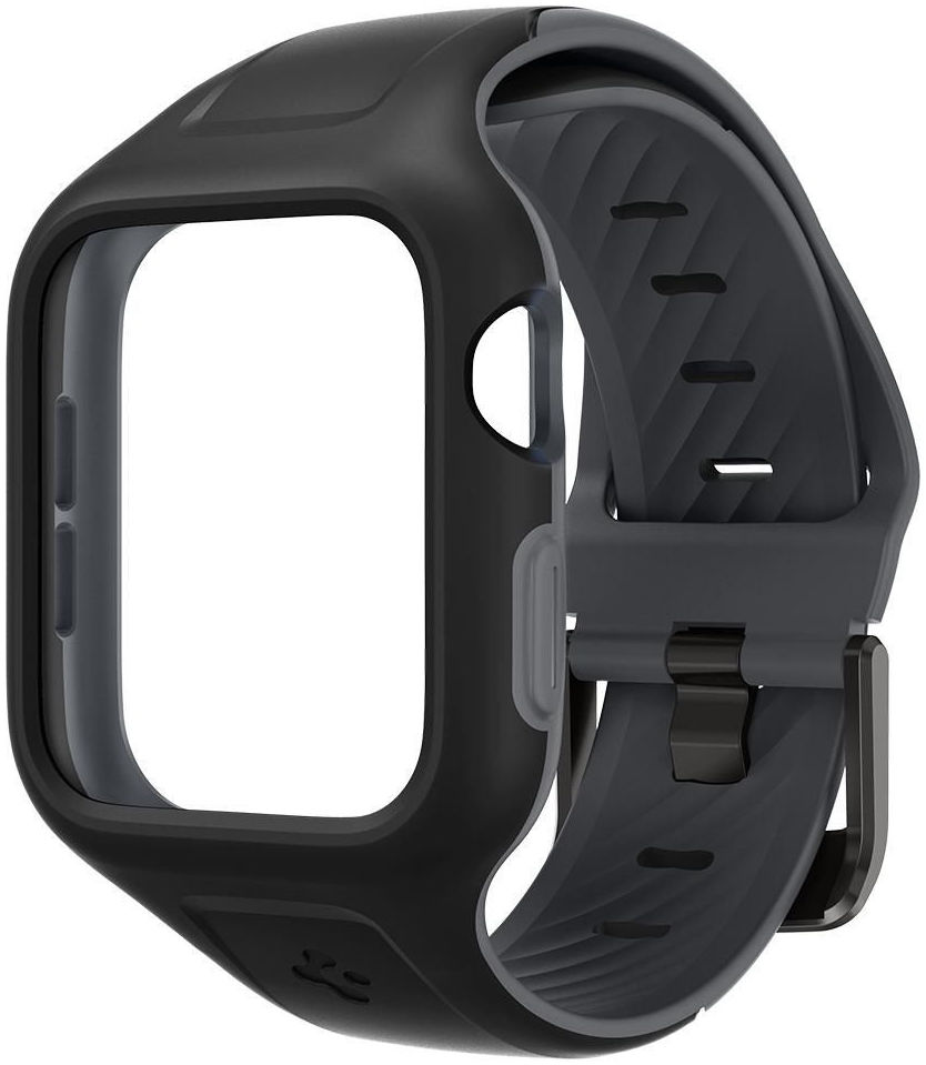 Spigen Liquid Air Pro Apple Watch 44MM Hoesje met Band Siliconen Zwart afbeelding 13