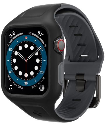Spigen Liquid Air Pro Apple Watch 40MM Hoesje met Band Siliconen Zwart Cases