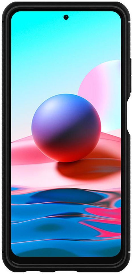 Spigen Rugged Armor Xiaomi Redmi Note 10/10S Hoesje Back Cover Zwart afbeelding 5