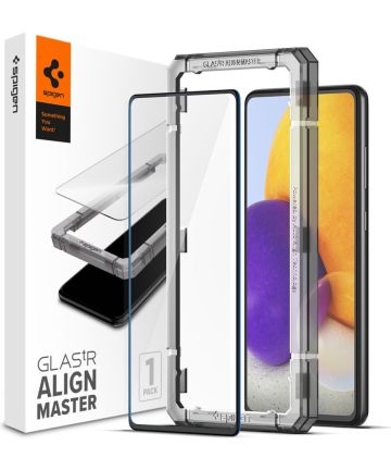 Spigen AlignMaster Samsung Galaxy A72 Screen Protector Full Cover Screen Protectors
