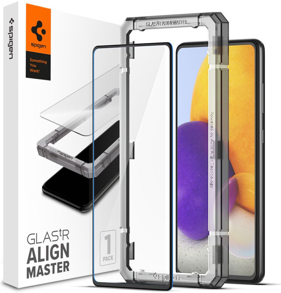 Spigen AlignMaster Samsung Galaxy A72 Screen Protector Full Cover afbeelding 1
