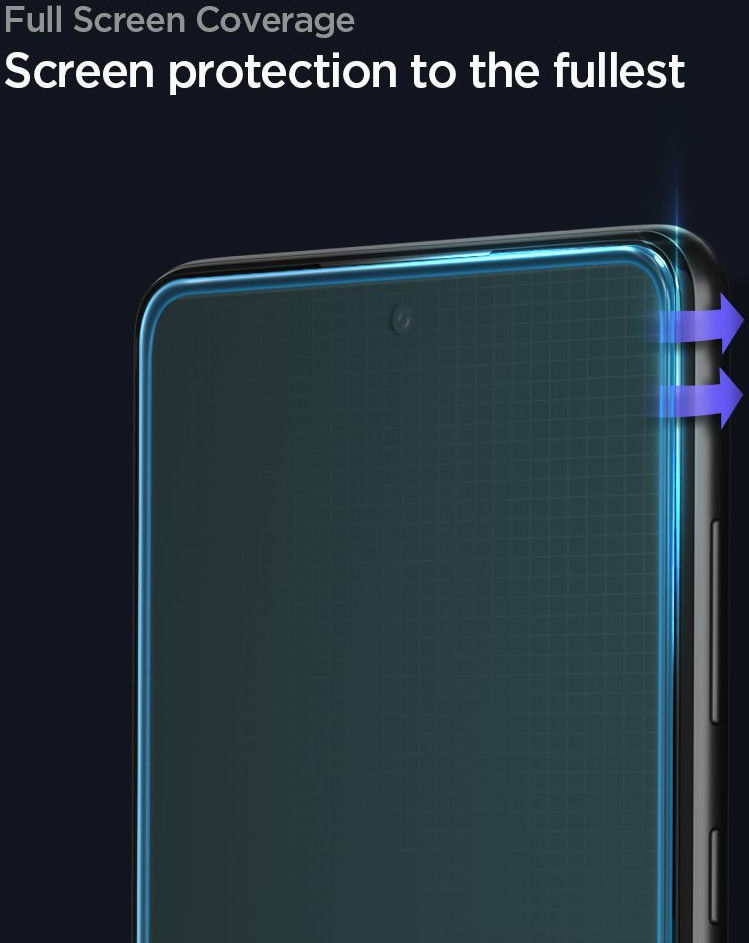 Spigen AlignMaster Samsung Galaxy A72 Screen Protector Full Cover afbeelding 3