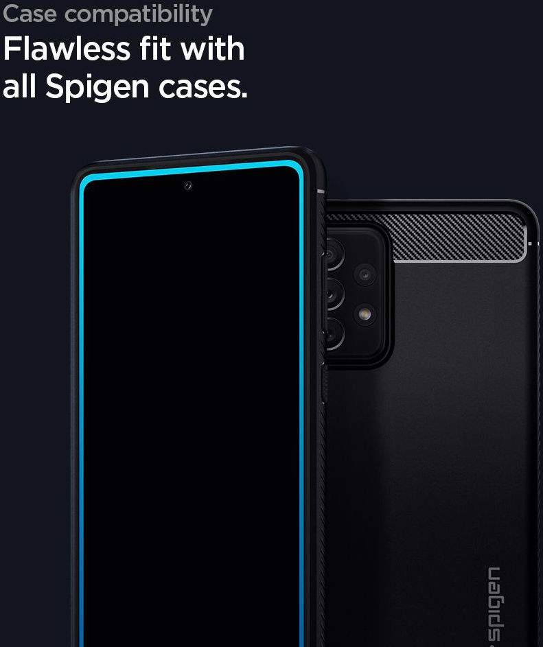 Spigen AlignMaster Samsung Galaxy A72 Screen Protector Full Cover afbeelding 4