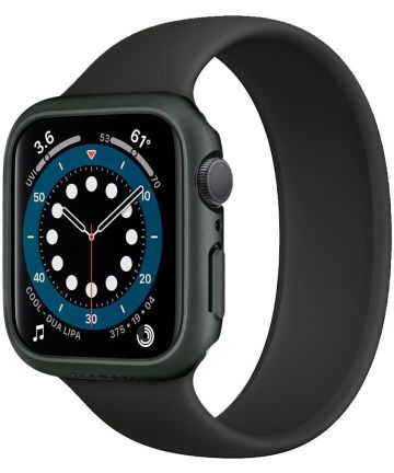 Spigen Thin Fit Apple Watch 44MM Hoesje Hard Plastic Bumper Groen Cases