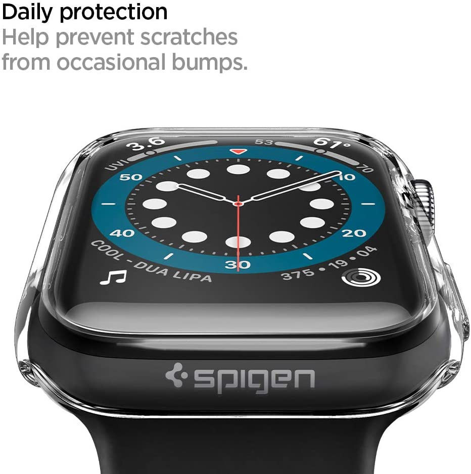 Spigen Thin Fit Apple Watch 44MM Hoesje Hard Plastic Bumper Clear afbeelding 4