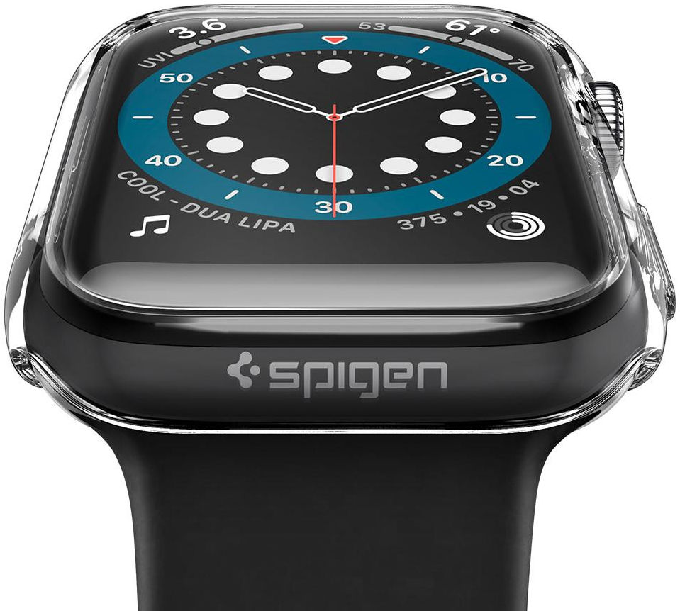Spigen Thin Fit Apple Watch 44MM Hoesje Hard Plastic Bumper Clear afbeelding 12