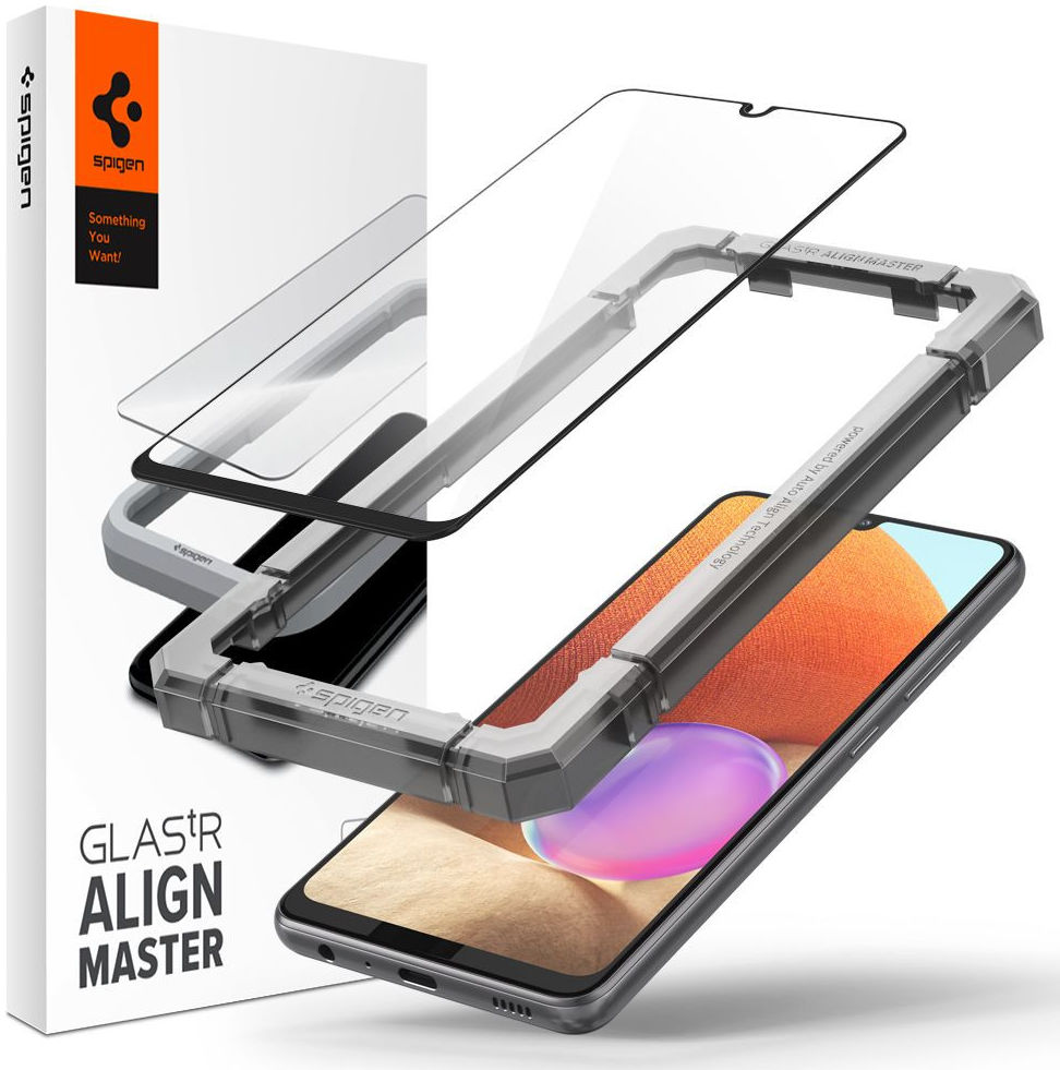 Spigen AlignMaster Samsung Galaxy A32 4G Screen Protector Full Cover afbeelding 1