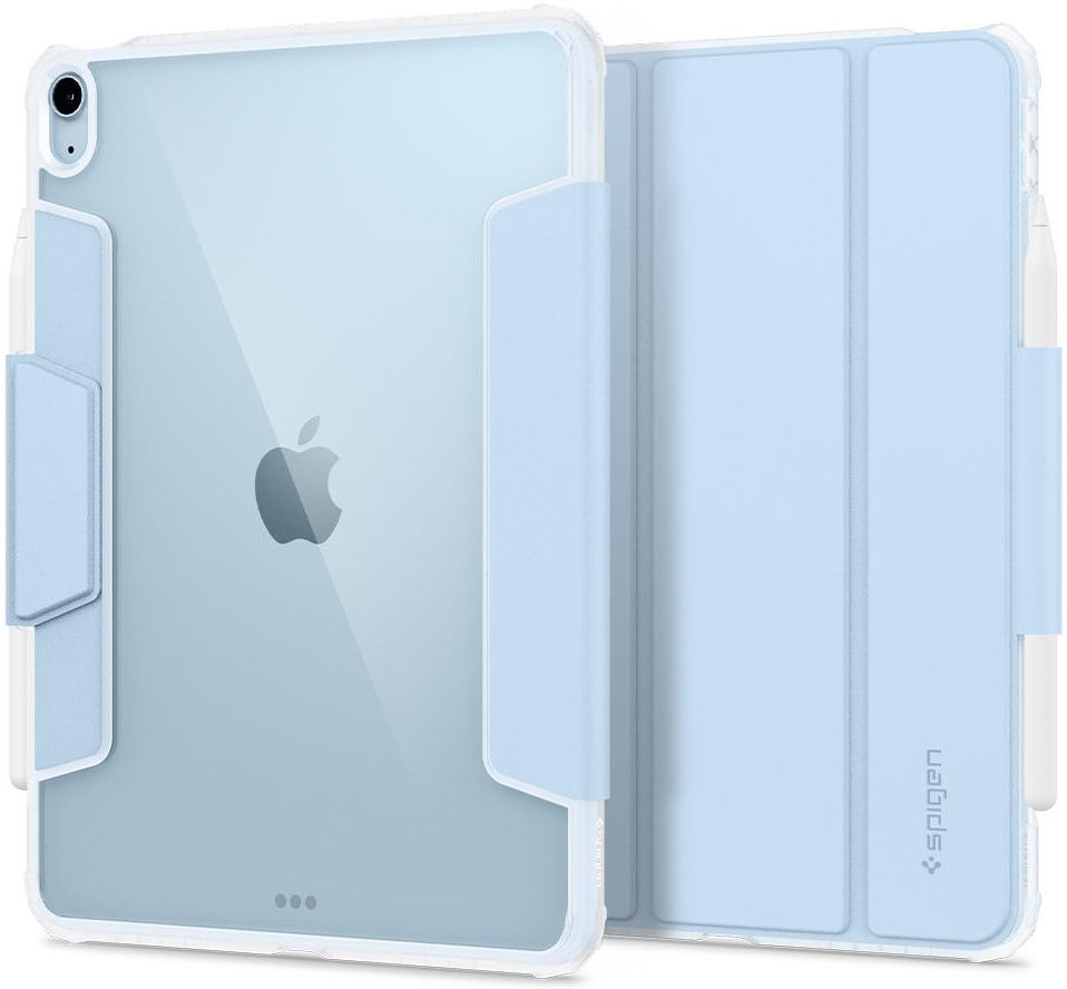 Spigen Ultra Hybrid Pro Apple iPad Air (2020) Hoes Transparant/Blauw afbeelding 2
