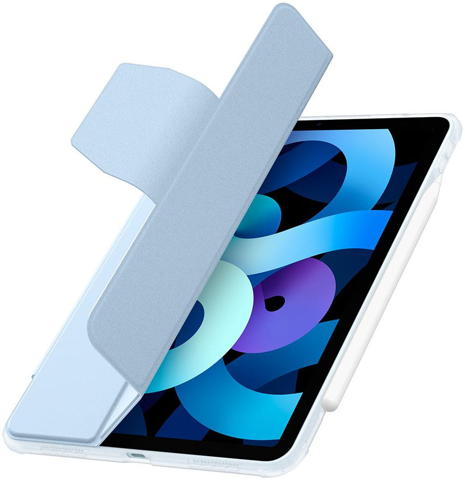 Spigen Ultra Hybrid Pro Apple iPad Air (2020) Hoes Transparant/Blauw afbeelding 3
