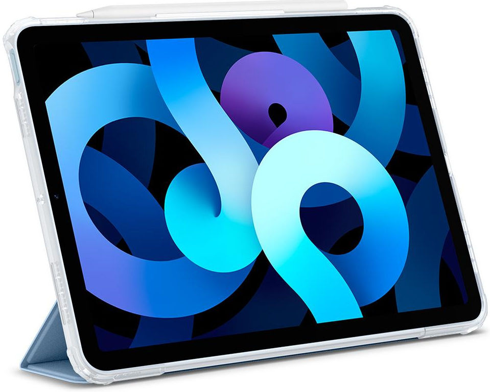 Spigen Ultra Hybrid Pro Apple iPad Air (2020) Hoes Transparant/Blauw afbeelding 15
