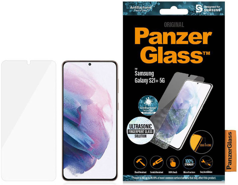 PanzerGlass Samsung Galaxy S21 Plus Finger Print & Case Friendly afbeelding 7