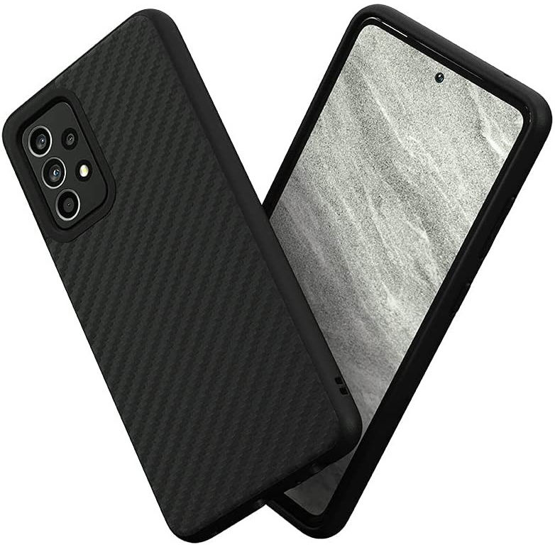 RhinoShield SolidSuit Samsung Galaxy A52 / A52S Hoesje Carbon Fiber afbeelding 1