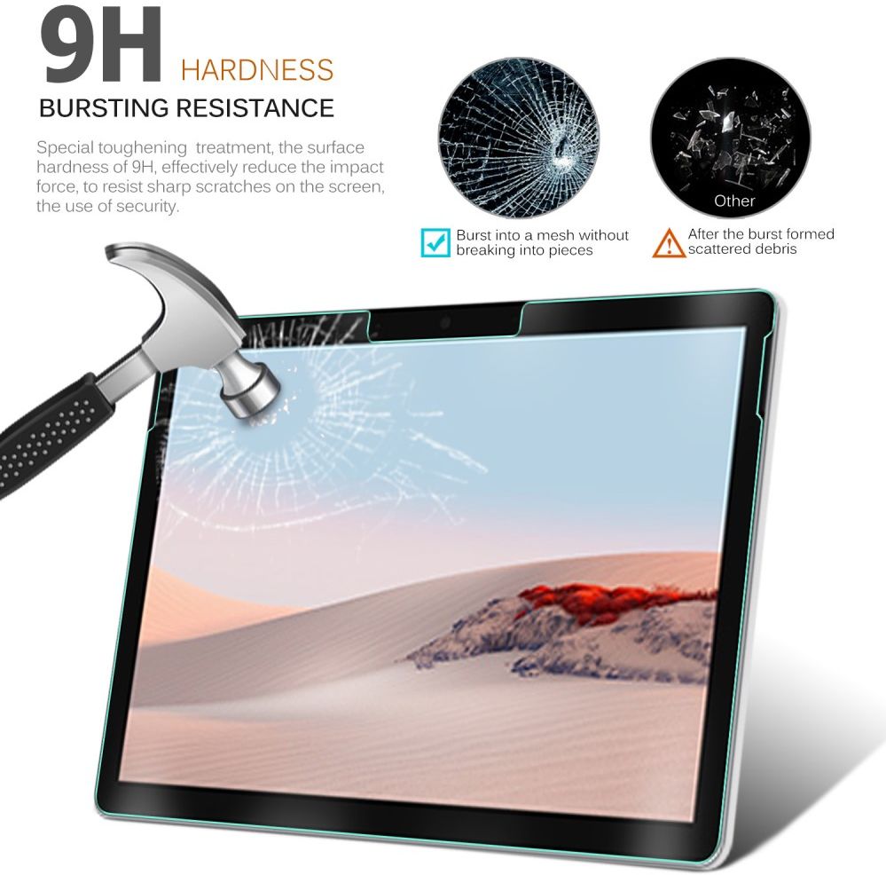 Microsoft Surface Go 2/3/4 Screen Protector Arc Edge Tempered Glass afbeelding 3