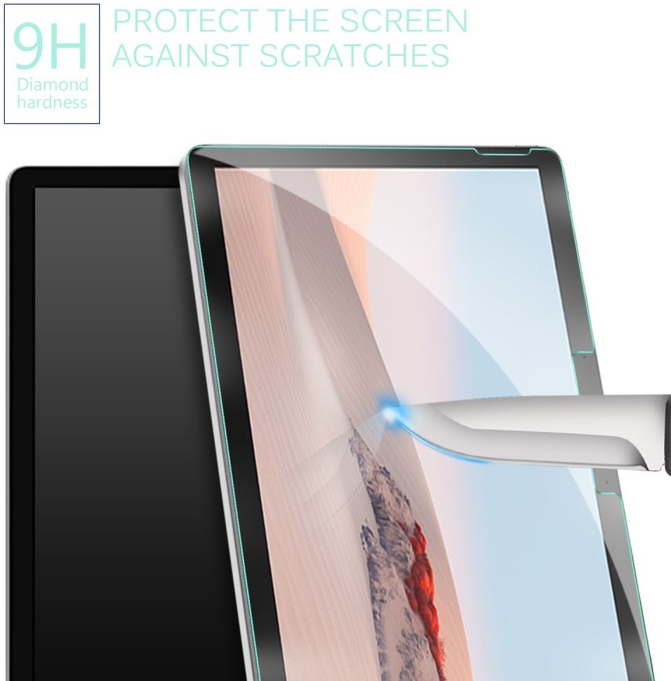 Microsoft Surface Go 2/3/4 Screen Protector Arc Edge Tempered Glass afbeelding 4