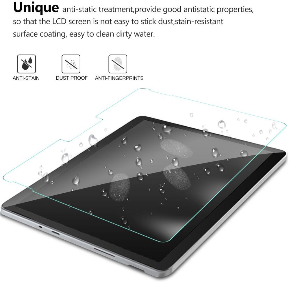 Microsoft Surface Go 2/3/4 Screen Protector Arc Edge Tempered Glass afbeelding 5