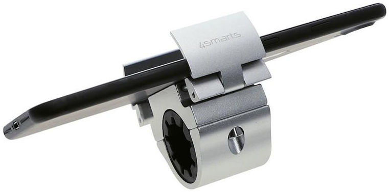 4smarts Ringmount Compacte Telefoonhouder voor Fiets Zilver afbeelding 3