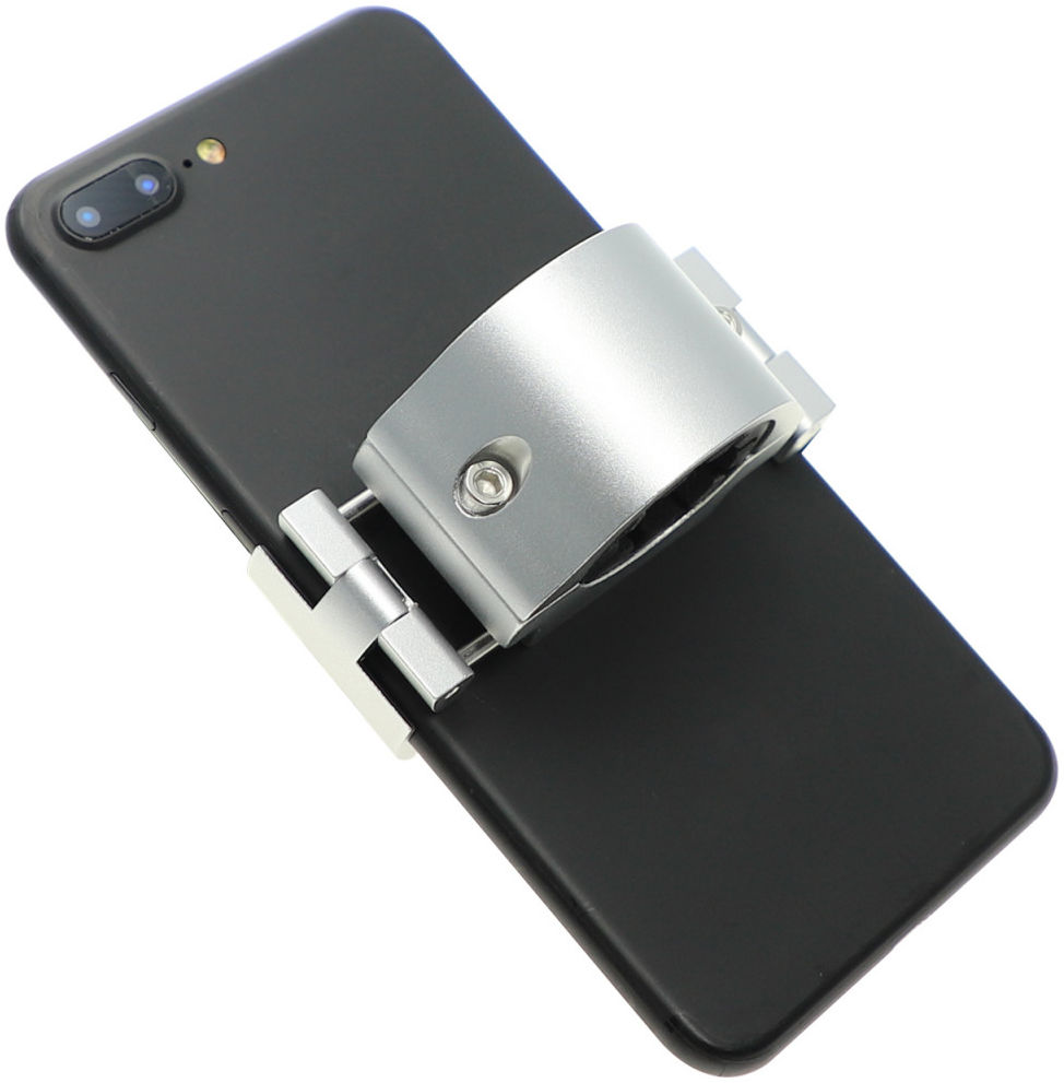 4smarts Ringmount Compacte Telefoonhouder voor Fiets Zilver afbeelding 5