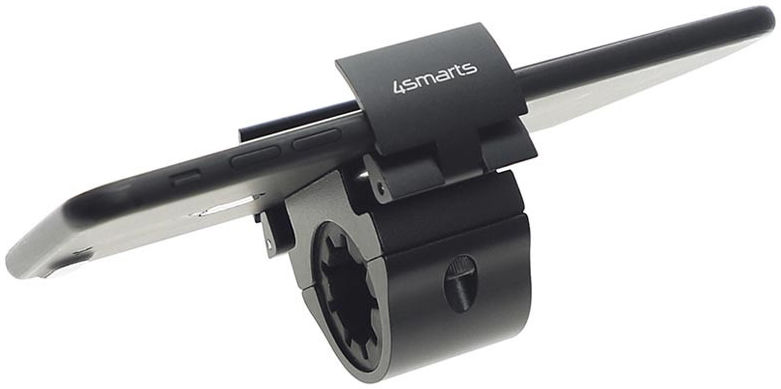 4smarts Ringmount Compacte Telefoonhouder voor Fiets Zwart afbeelding 4