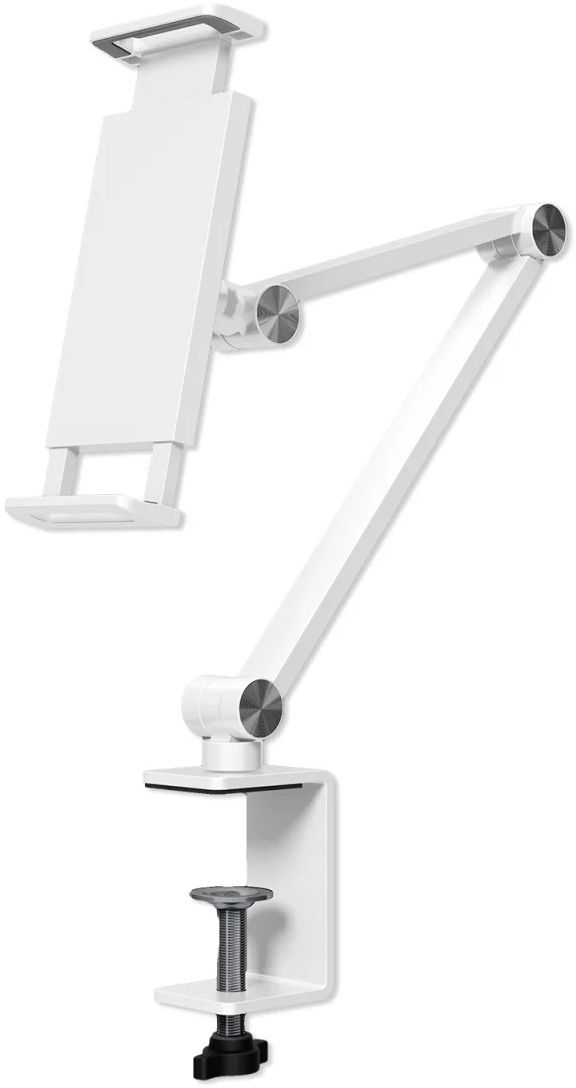 4smarts Bureauhouder Smartphone/Tablet/iPad met Verstelbare Klem Wit afbeelding 6