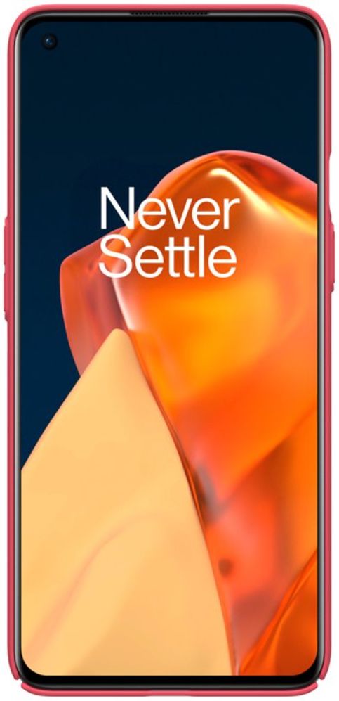 Nillkin Super Frosted Shield Hoesje OnePlus 9 Rood afbeelding 4