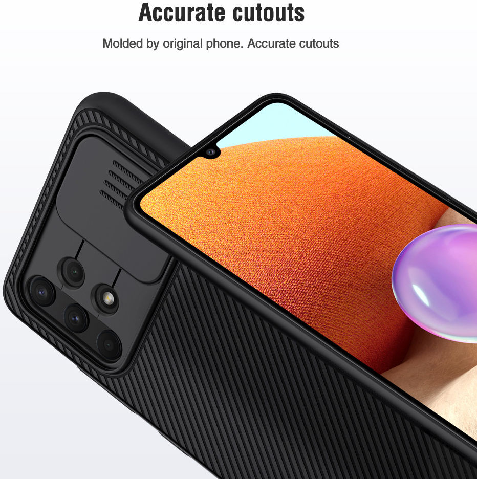 Nillkin CamShield Samsung Galaxy A32 4G Hoesje met Camera Slider Zwart afbeelding 9