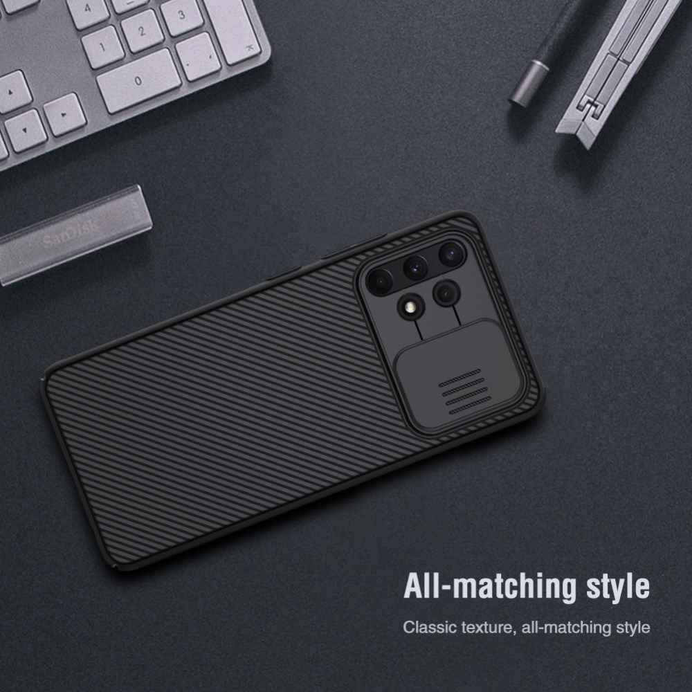 Nillkin CamShield Samsung Galaxy A32 4G Hoesje met Camera Slider Zwart afbeelding 6