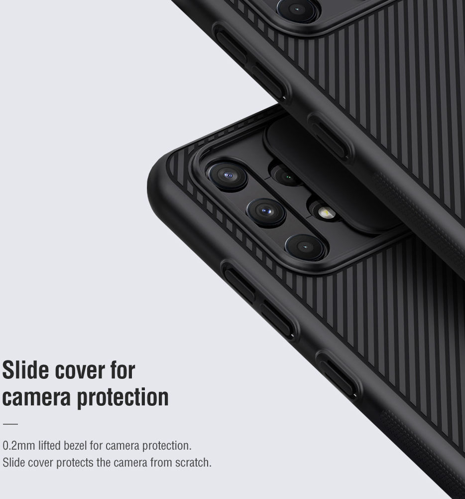 Nillkin CamShield Samsung Galaxy A32 4G Hoesje met Camera Slider Zwart afbeelding 7