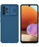 Nillkin CamShield Samsung Galaxy A32 4G Hoesje met Camera Slider Blauw