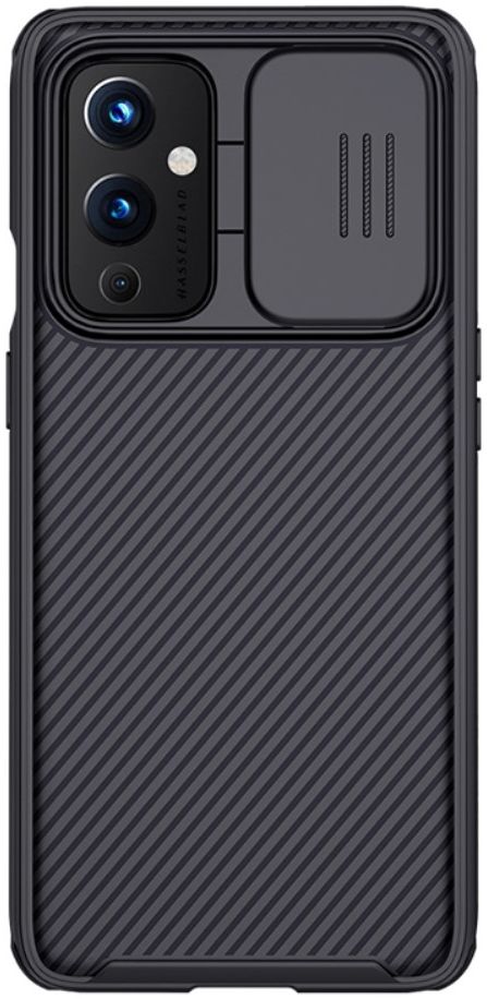 Nillkin CamShield OnePlus 9 Hoesje met Camera Slider Back Cover Zwart afbeelding 2